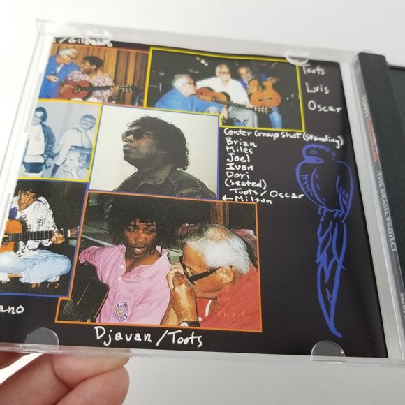 Toots Thielemans Music CD The Brasil Project 1992 Belgium Jazz Harmonica Whistle - Picture 6 of 8